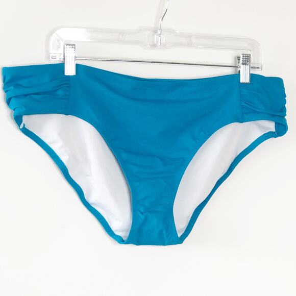 Lands End Size 18 Aqua Blue Swim Bottom Bikini  NEW - Picture 1 of 5